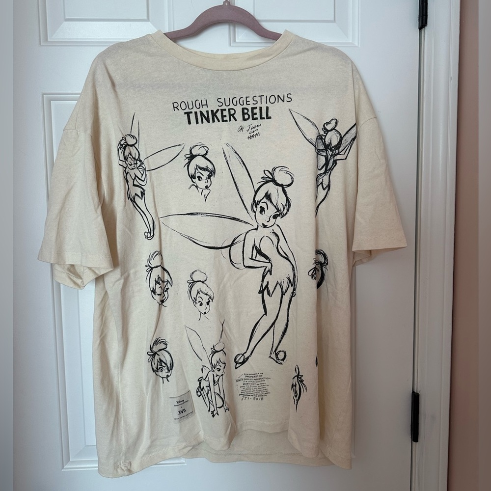 NWT Disney Zara Graphic Tee - Size Large